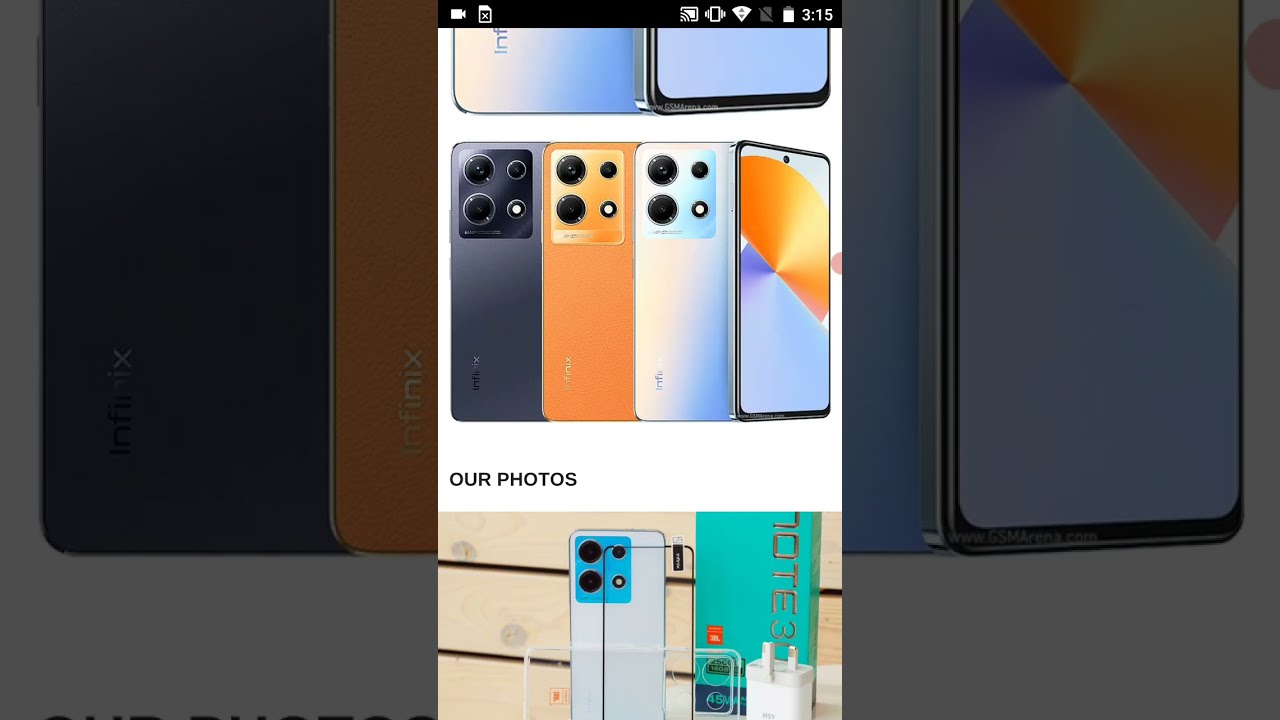 Infinix Note 30 full Review by Sabir Tech