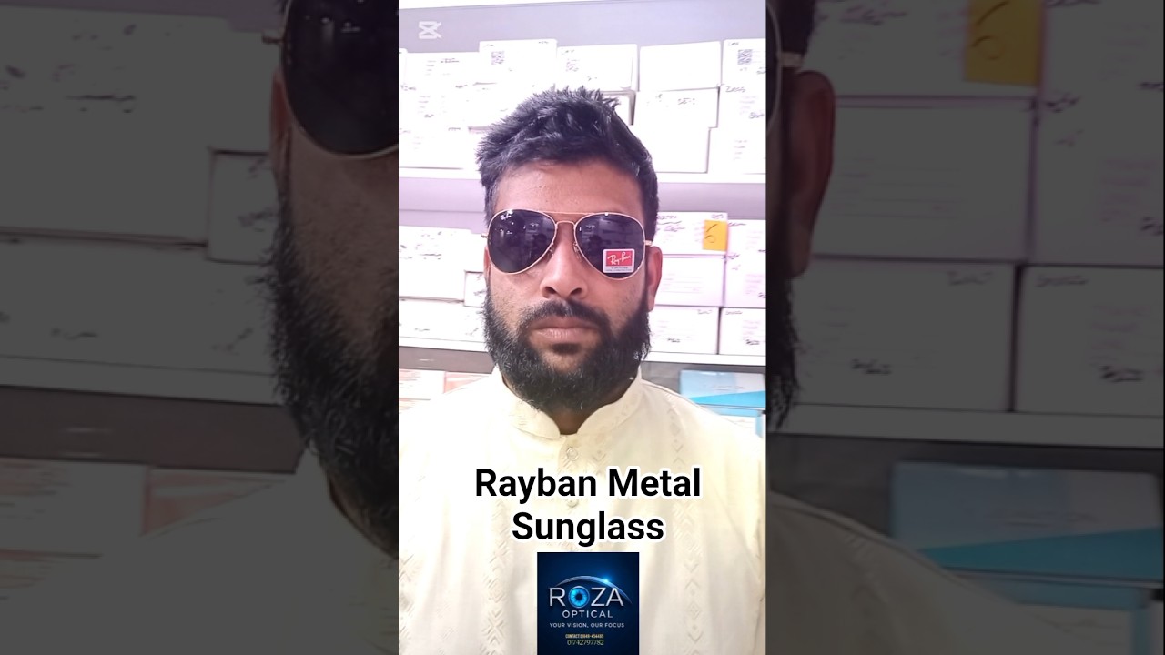 Unboxing Rayban Pilot Metal Sunglass Cool Look 