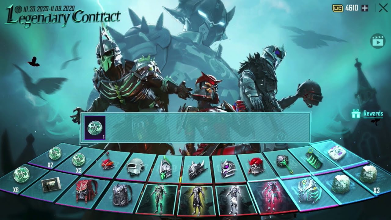 LEGENDARY CONTRACT LUCKY SPIN CRATE OPENING WITH 21,000 UC PUBG MOBILE