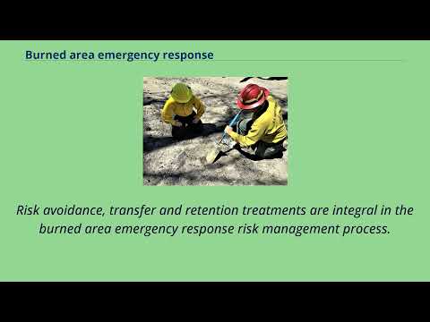 Burned area emergency response