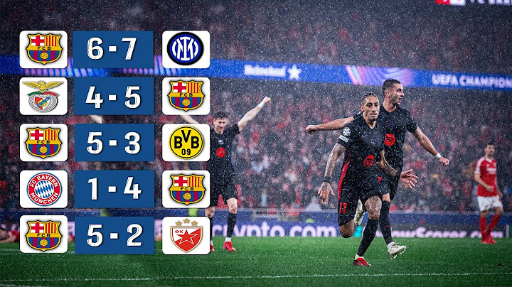 طريق برشلونة إلى نصف نهائي دوري أبطال أوروبا  2025 مشوار دراماتيكي