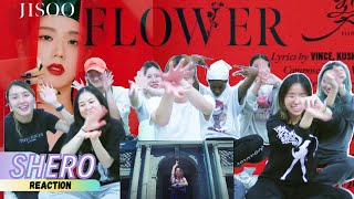 [KPOP REACTION] BLACKPINK JISOO “FLOWER” MV REACTION HER FIRST SOLO?| SHERO