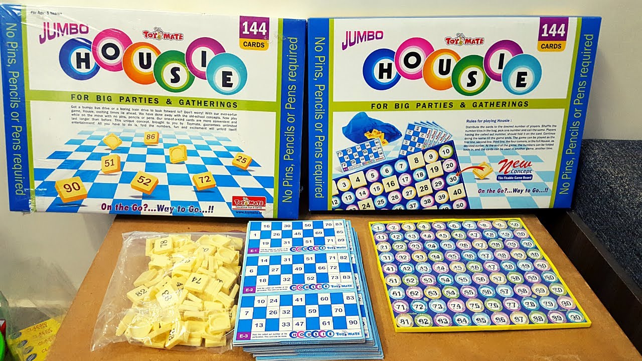 Toymate Jumbo Housie 144 Cards Tambola Housie Board Game, 54 OFF