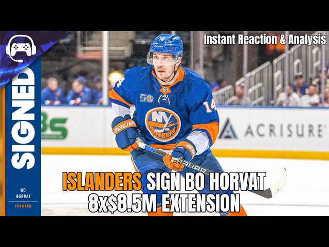 Islanders Sign Horvat to 8-Year Deal After Trading for Him