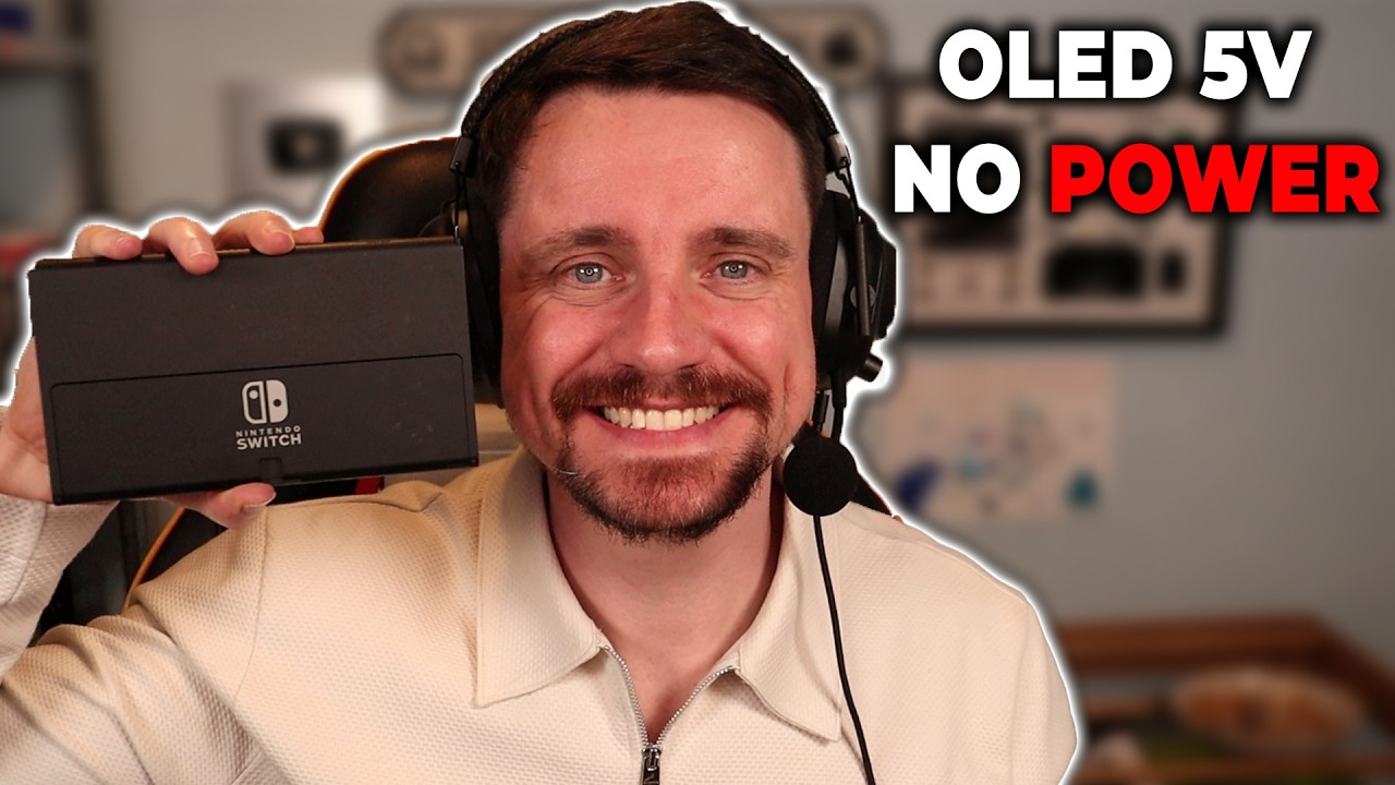 Nintendo Switch OLED - No Power - 5v Charging - No Current - YouTube