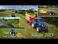Silage 2023  ardskeagh farms  new holland t7210 t7200 ts115 jcb 414s