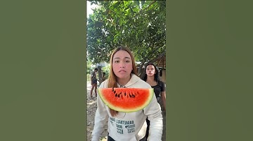 Eat A Watermelon Filter Tutorial #tutorial #tiktokfilter
