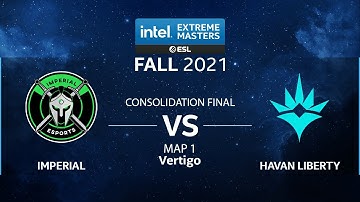 CS:GO - Imperial vs. Havan Liberty [Vertigo] Map 1 - IEM Fall Closed Qualifiers 2021 - SA