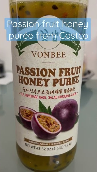 VONBEE - PASSION FRUIT HONEY PUREE - 1.2 KG