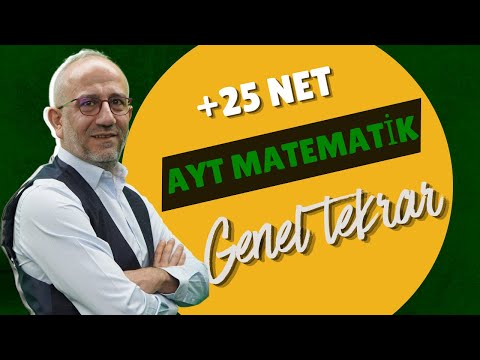 Ayt Matematik | Genel Tekrar | 22 Konu | PDF #öğrenmegarantili