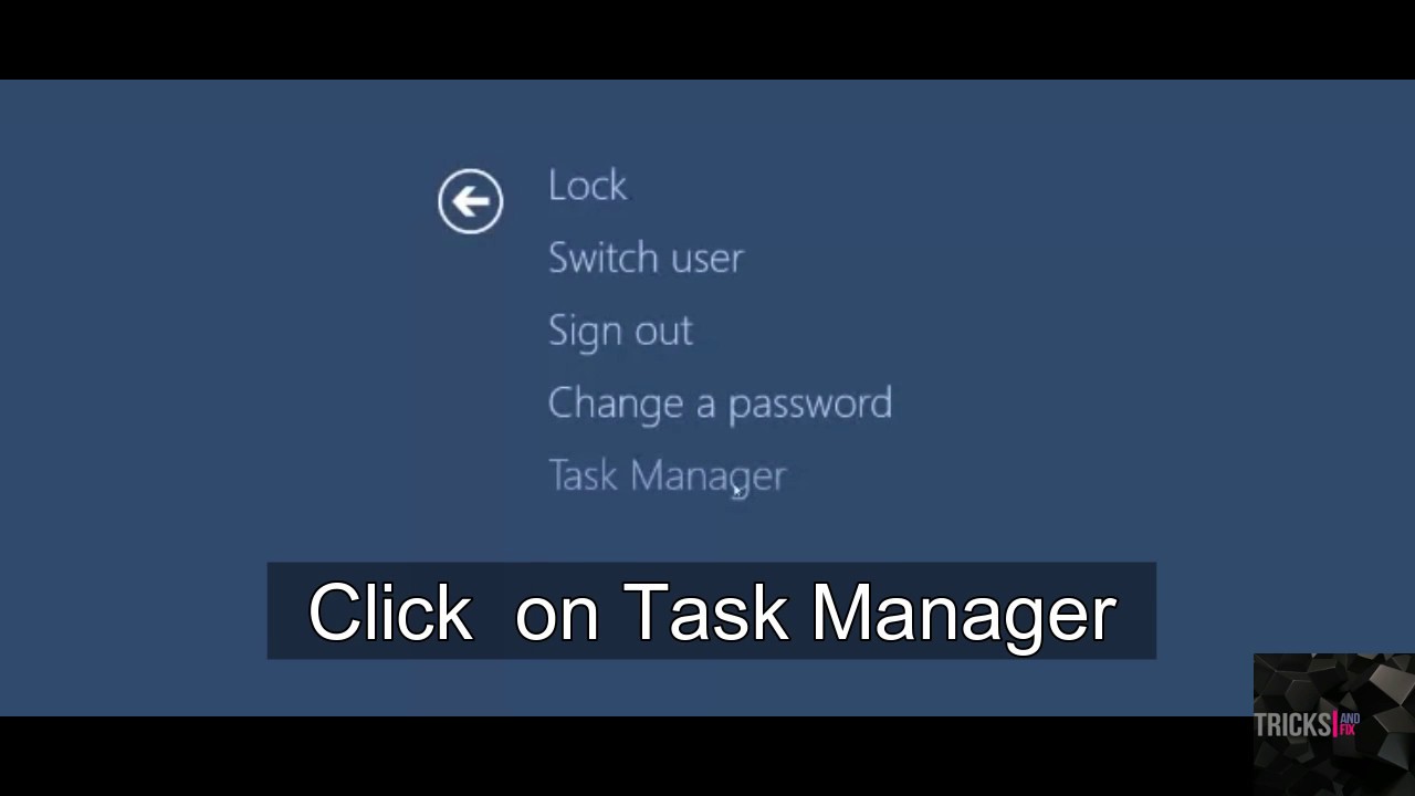 How to solve black screen problem of your computer in windows 8/8.1/10