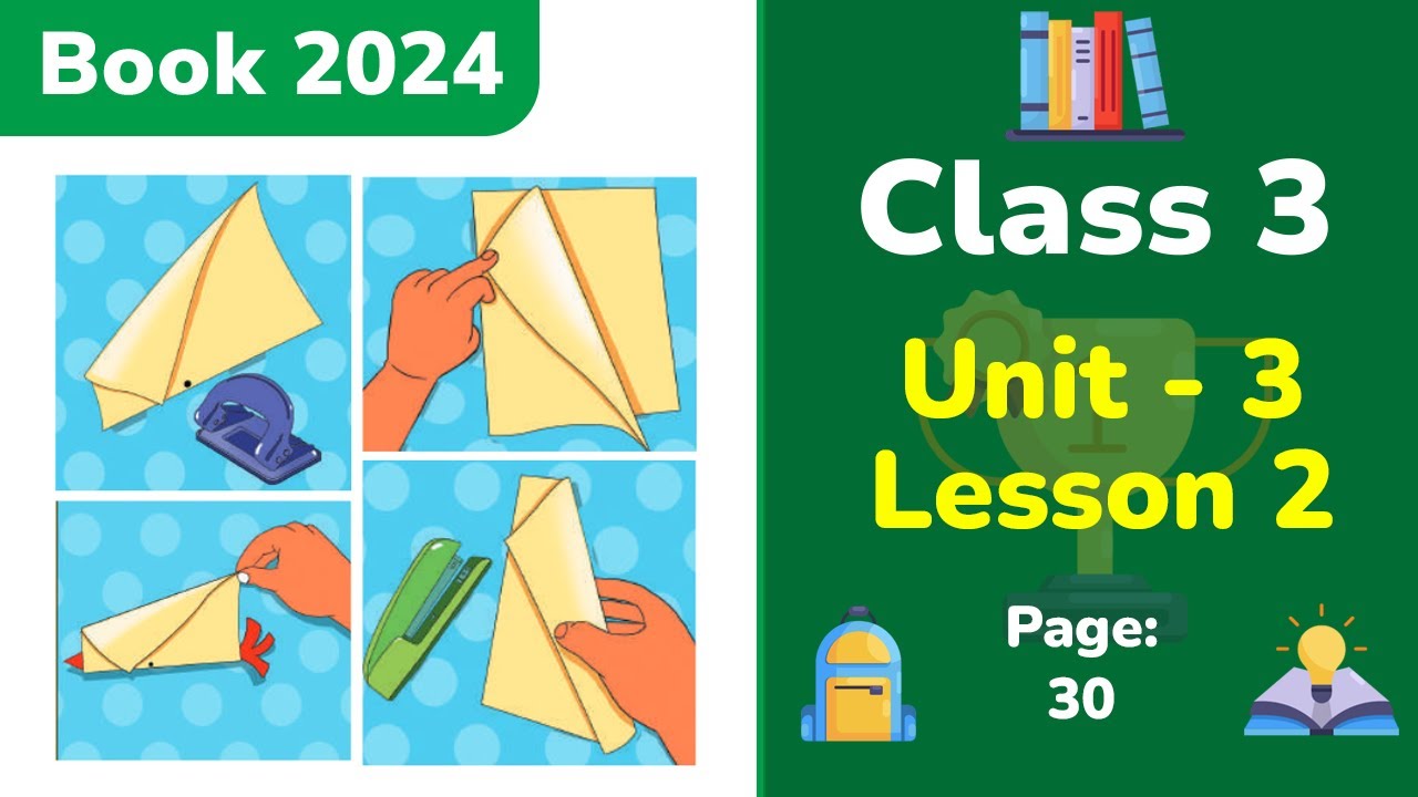 Class 3 English | Unit 3 | Lesson 2 | Following and giving instructions ...