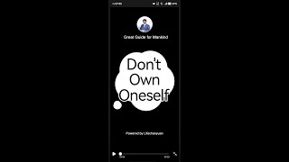 Why do Jesus, Buddha, and Lao Tzu all teach people not to own themselves?