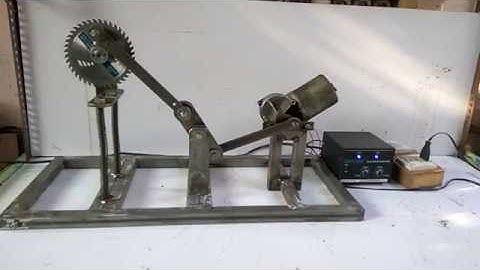 Beam Engine Powered Circular saw-College Project