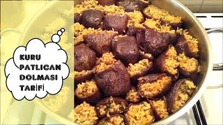KURU PATLICAN DOLMASI TARİFİ📌| Güneydoğu Anadolu'nun Muhteşem Lezzetlerinden | Zeytinyağlı💯