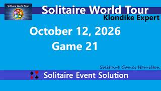 Solitaire World Tour Game #21  | October 12, 2026 Event | Klondike Expert screenshot 3