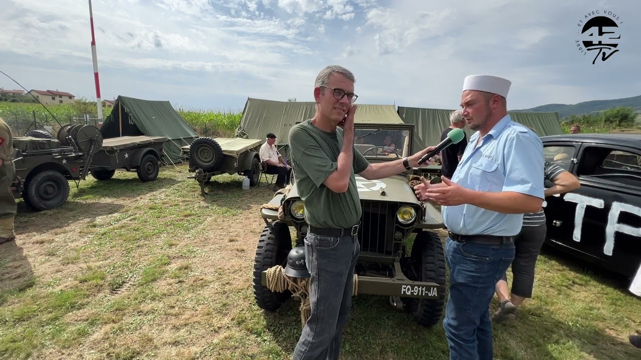 ⁣Rencontre avec Alan Blondeau sur l'aérodrome de Planèze