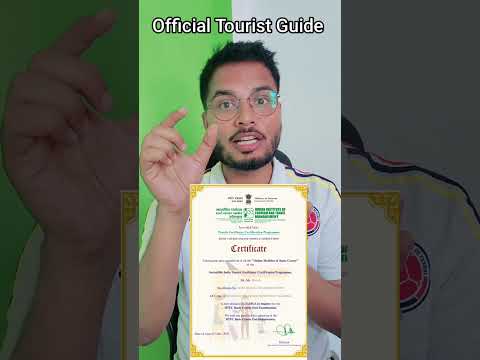 How To Become Official Tourist Guide In India. #touristguide #guiaturistico #officialguide #tourism