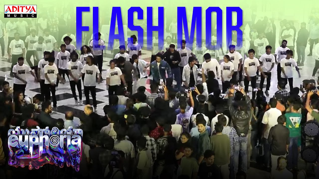 FLASH MOB - Fly High Song Launch Event | Euphoria | Gunasekhar | Bhumika | Vignesh