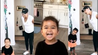 Tamera Mowry teaching her daughter Ariah how to sing and act | Plus more cute clips