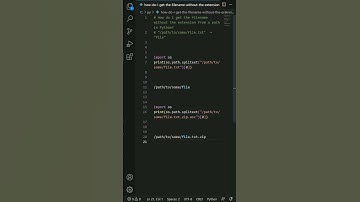 string - How do I get the filename without the extension from a path in Python?