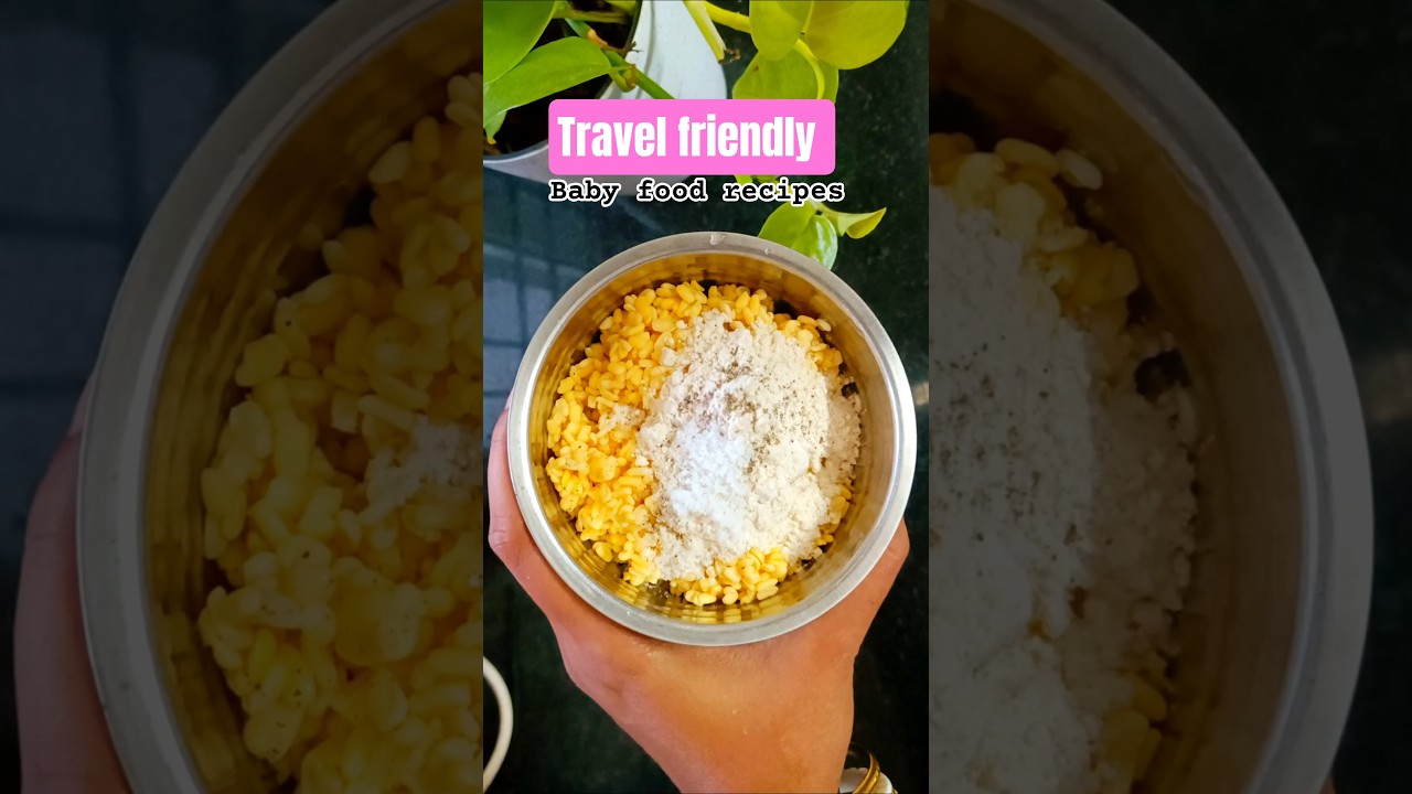 Healthy protein rich chilla for 1 year old baby | Travel friendly baby food 