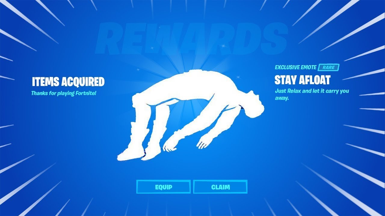 🔴*NEW* STAY A FLOAT EMOTE COMING SOON!!! (Fortnite Chapter 4) YouTube