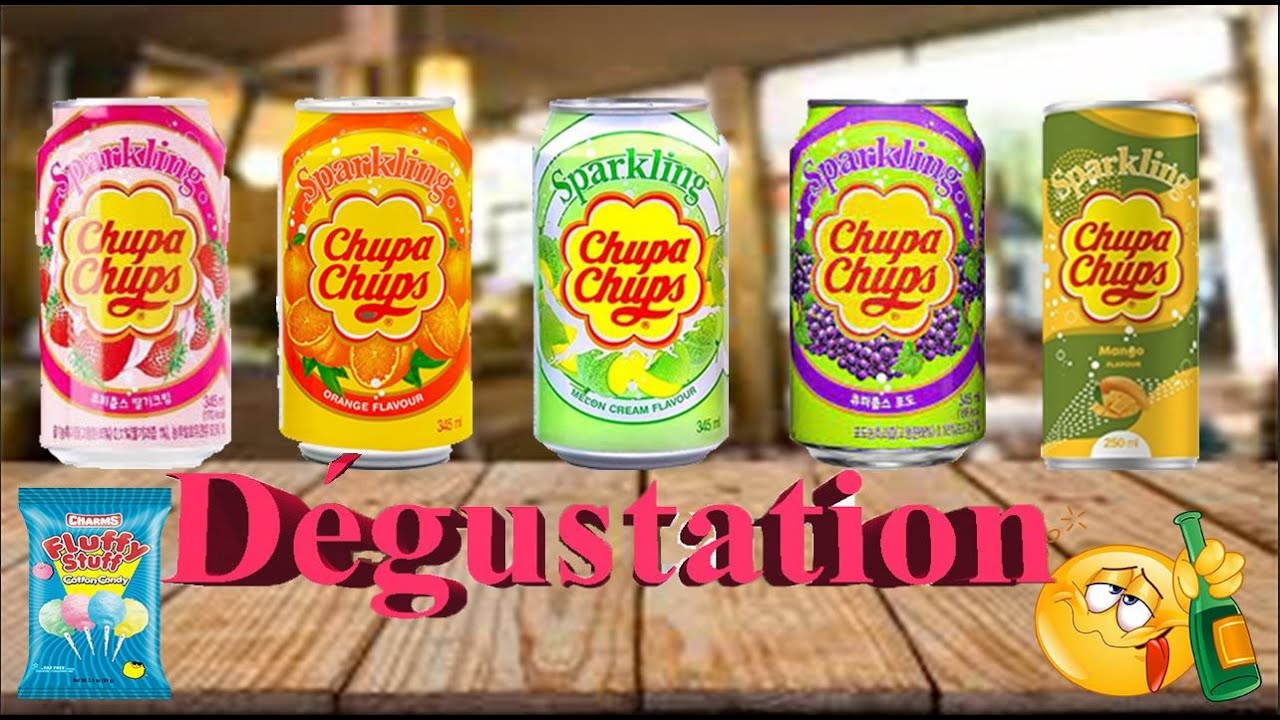 degustation canettes 10 chupa chups - YouTube