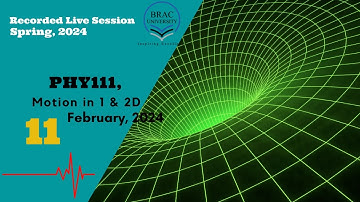 Kinematics of  1 and 2 dimensional motion.