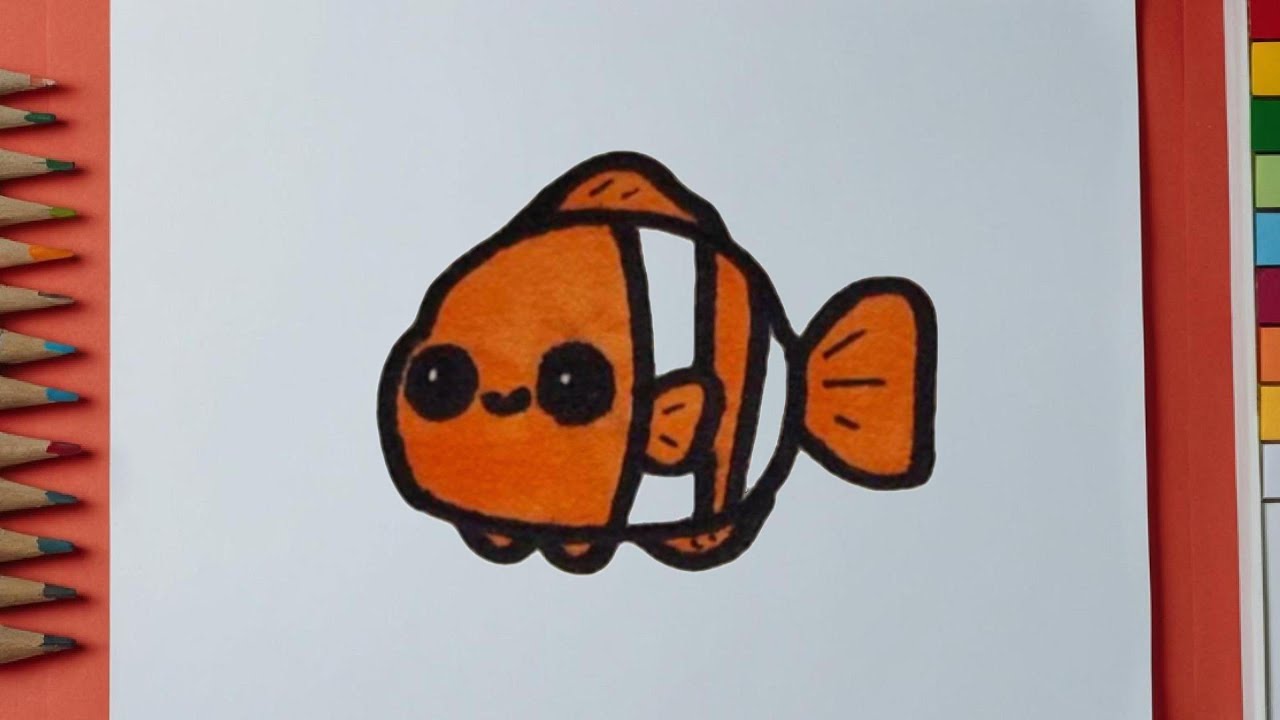 How to draw FINDING NEMO for kids