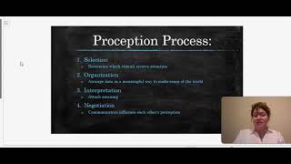 Interpersonal Communication, Perceiving Others
