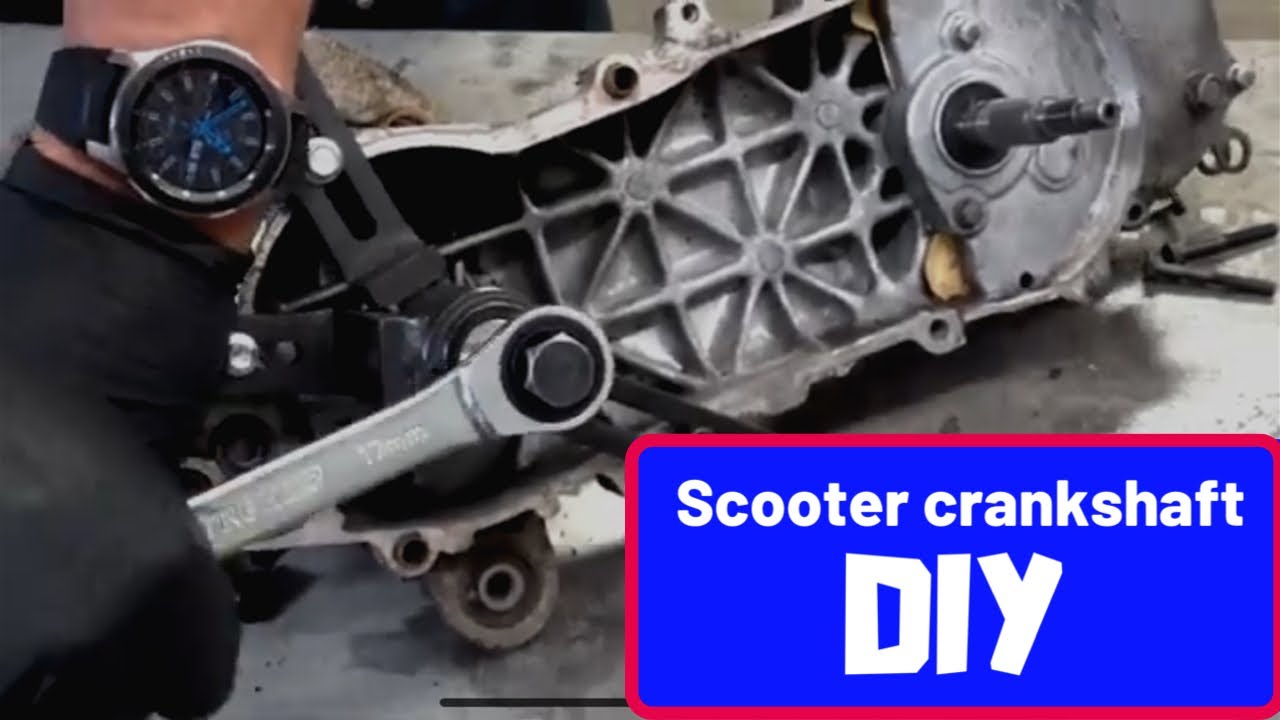 Scooter crank installation and removal YouTube