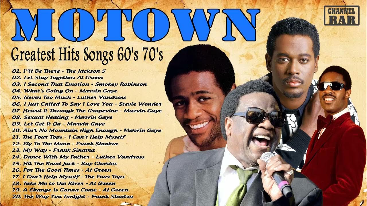 Motown Hits Of The 70s And 80s Best Motown Songs 70s 80s - Marvin Gaye, The Jackson 5, Al Green