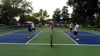 4.5 Men's Doubles,  Finals Game 2  (w/ BYRON FRESO Reffing) - Grasse/Young v Thompson/Maschmann