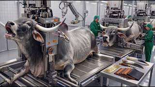 Inside Gray Brahman Bull White Horn & Leather Processing Factory: From Horns And Hide to Luxury