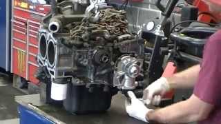 Time Lapse 1999 Subaru Outback 2.5 DOHC Waterpump, Thermostat, Idlers, Tensioner