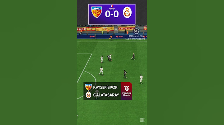 Kayserispor Galatasaray / Süper Lig 17. Hafta / #galatasaray #gs #fc25