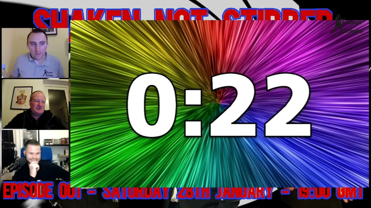 DutchBondFan Interrogation - Episode 001 - Shaken Not Stirred: The Live James Bond Show