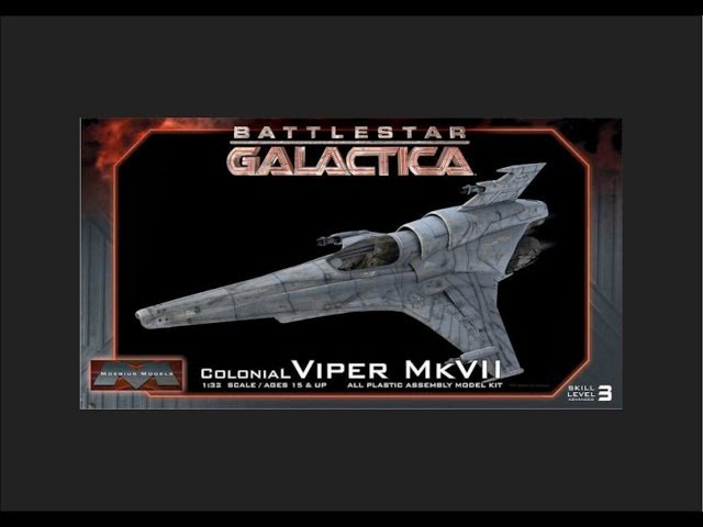 Moebius 1/32 Colonial Viper Mk.VII (BSG) Scale Model Review - YouTube