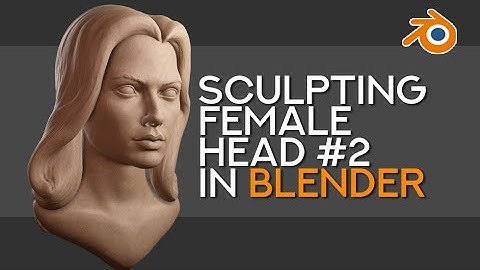 Sculpting female face with likeness study in Blender