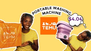 TEMU FOLDABLE MINI WASHING Machine