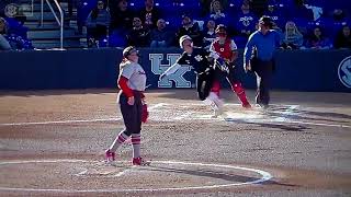 Kentucky softball's Erin Coffel hits home run vs. Ohio State