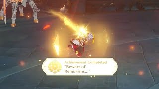 Legatus Golem Hidden Achievement Beware Of Remurians  Genshin Impact Ver 46