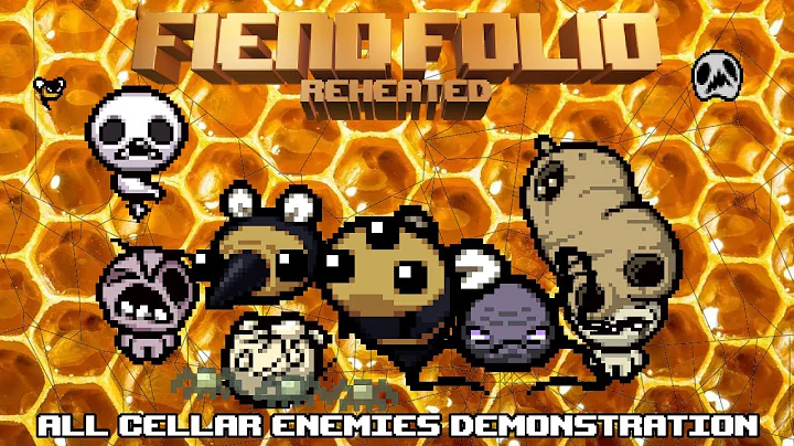 [Fiend Folio] - ALL Cellar Enemies Demonstration (The Binding of Isaac: Repentance)