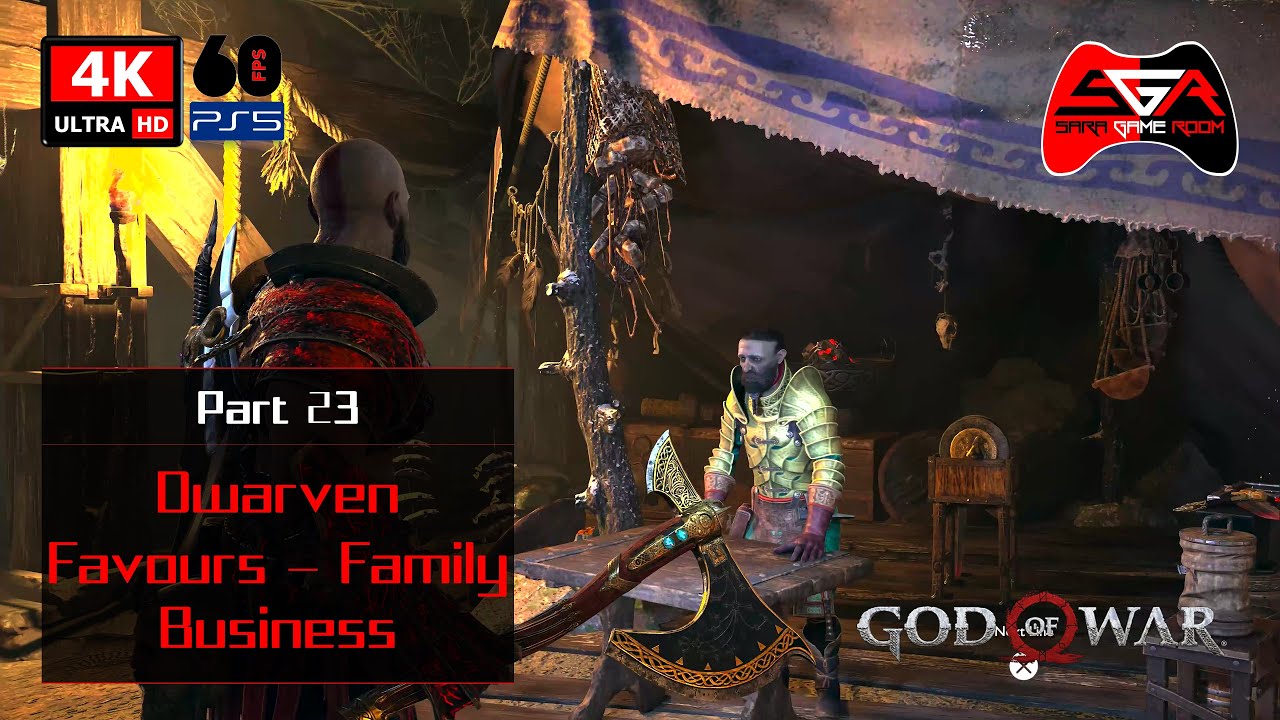 God of War Gameplay (2018) - Part 23 Midgard Dwarven Favours - Family Business