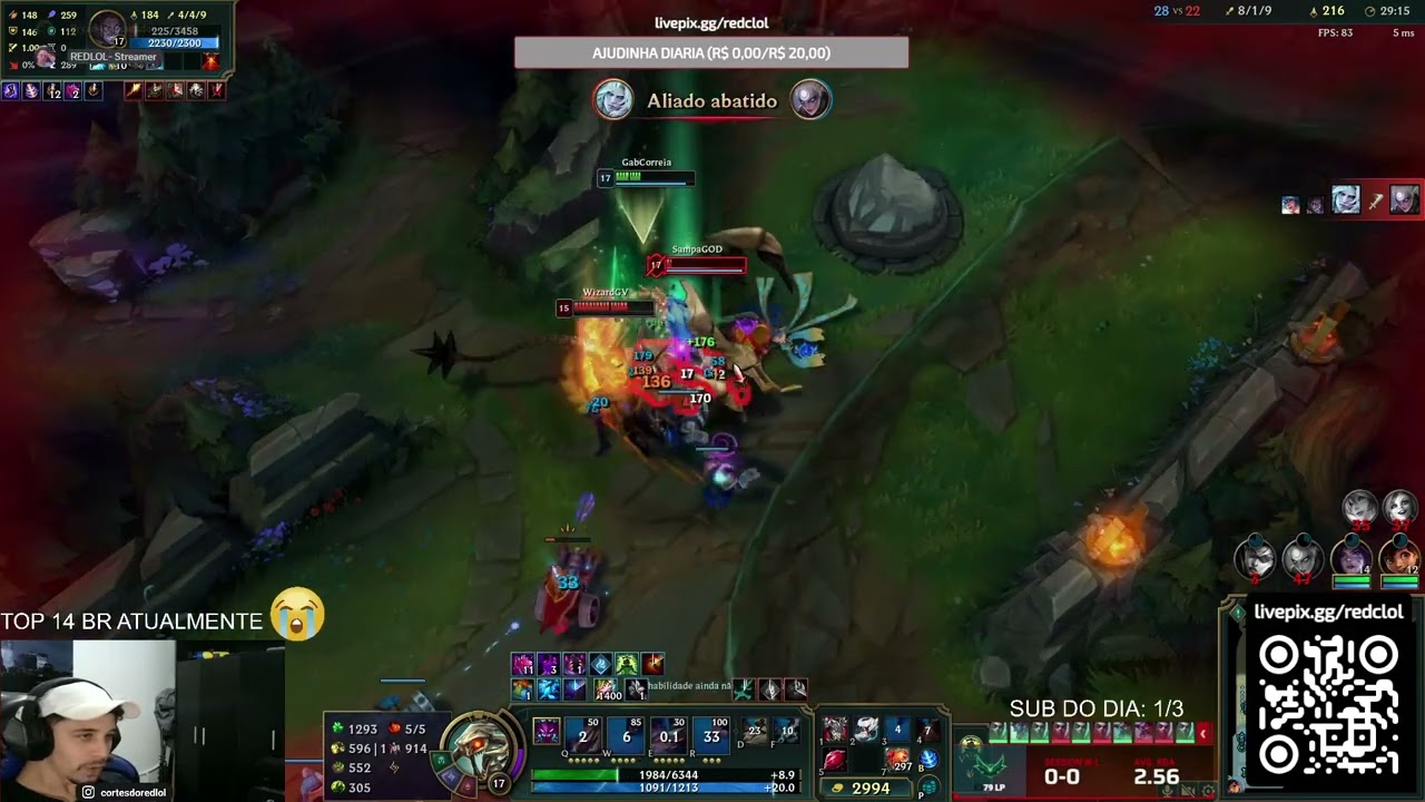 QUE CARRY DELICIOSO PRA ESSE CHOGATH JG - CHOGATH 1.7KK MONO TOP 5 | 