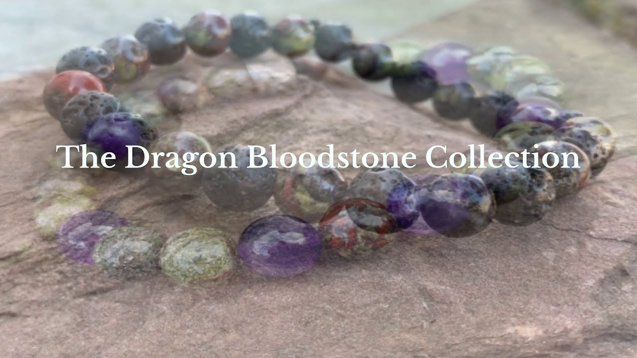 Dragon Bloodstone Gemstone Bracelet Video | Stone Meaning | Rosanna Gemstones