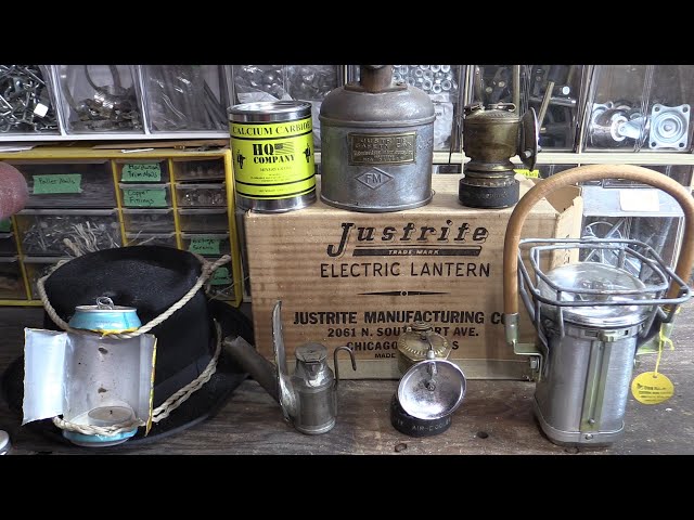 Fixing & Testing Old Miner's Lights - YouTube