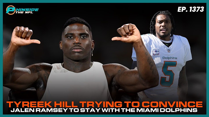 Tyreek Hill Trying To Convince Jalen Ramsey To Stay With The Miami Dolphins!