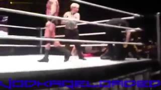 Randy Orton gets attacked by Fan at Live Event in South Africa Live Footage 31.7.13